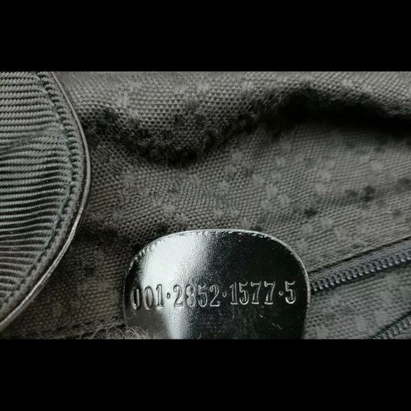 Gucci Black Nylon Bamboo Handle Hobo Shoulder bag - Picture 12 of 13